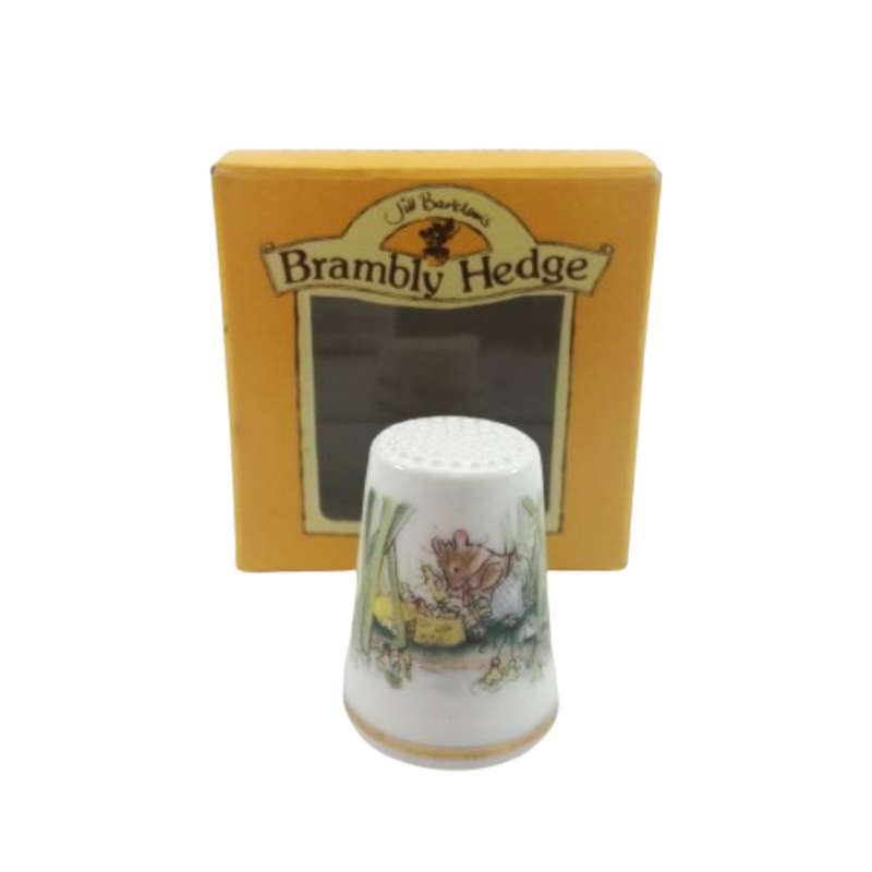 Royal Doulton Brambly Hedge China Thimble Basil in the Rushes, Boxed