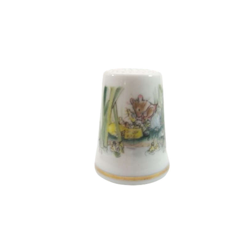 Royal Doulton Brambly Hedge China Thimble Basil in the Rushes, Boxed