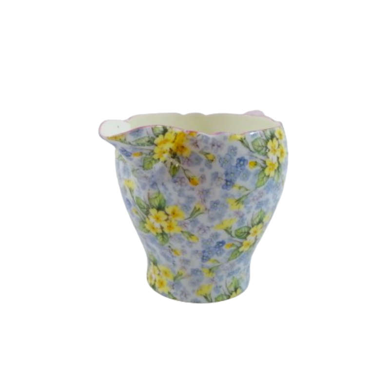 Shelley English Bone China English Creamer Milk Jug in the `Primrose Chintz`