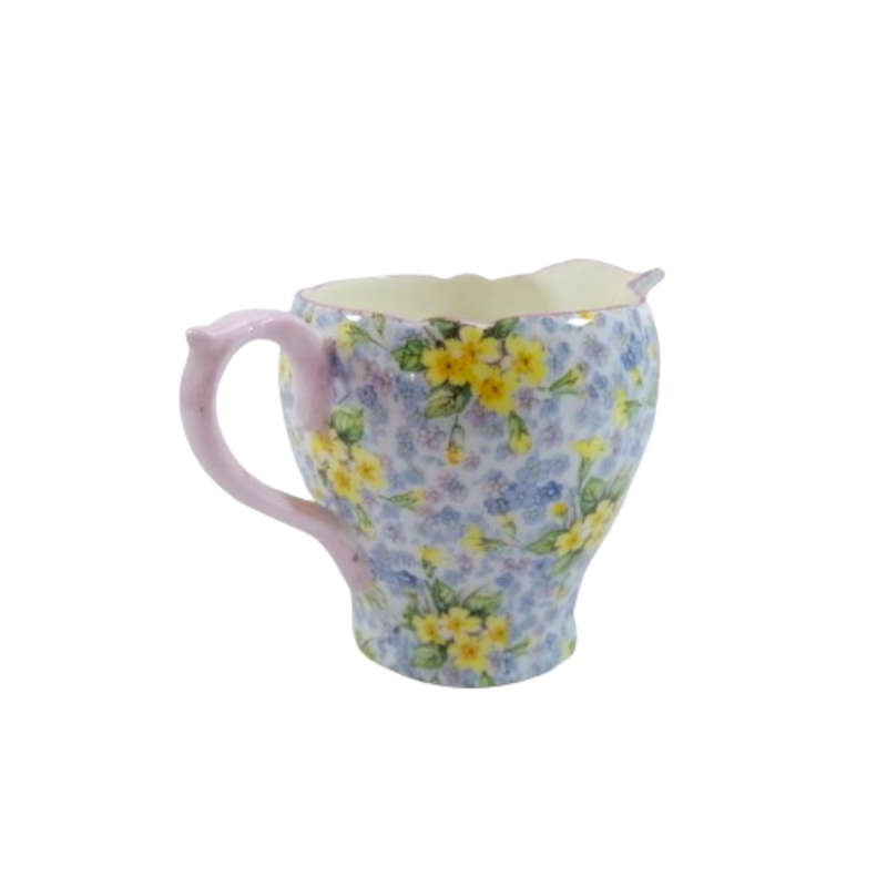 Shelley English Bone China English Creamer Milk Jug in the `Primrose Chintz`