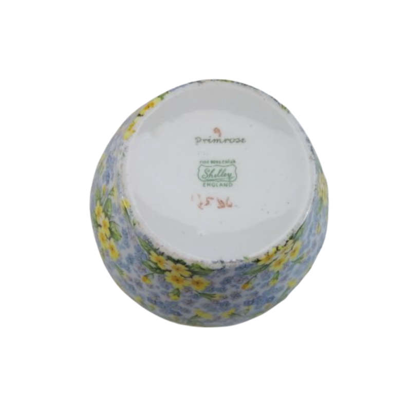 Shelley English Bone China English Sugar Bowl in the `Primrose Chintz`