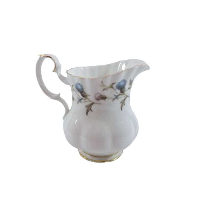 Royal Albert Bone China Creamer Milk Jug in the Brigadoon pattern