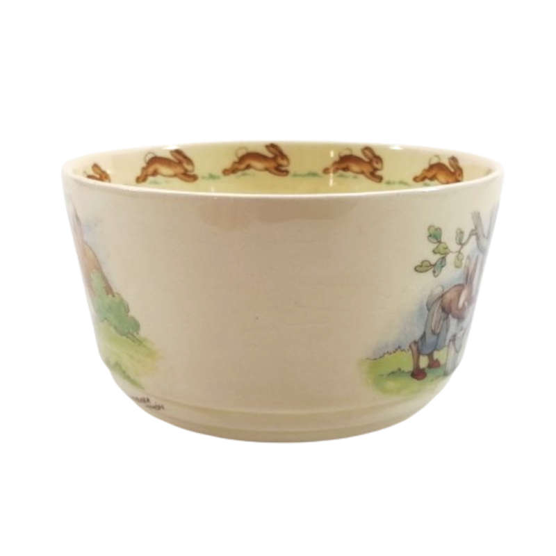 Royal Doulton Bunnykins Large Casino Shape Sugar Bowl Signed