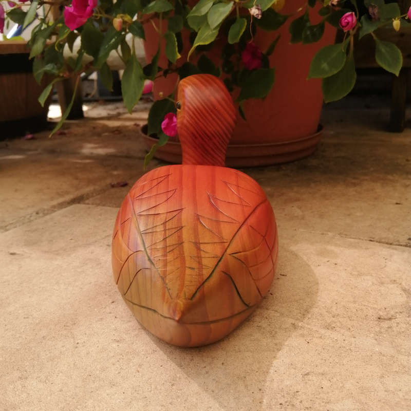 Birds of Africa carved and hand painted Pintail Duck