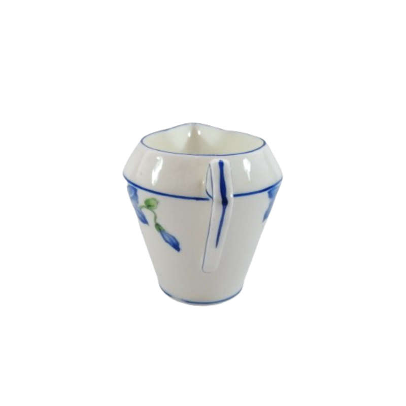 Art Deco Gladstone Blue Flower Milk Jug Creamer