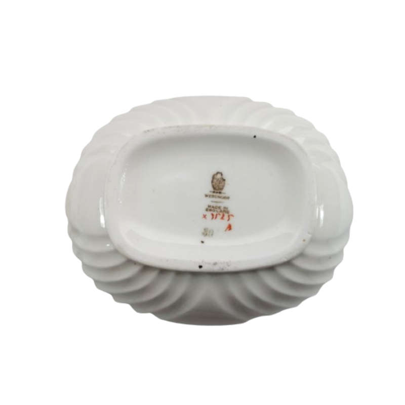 Wedgwood Antique hand painted delicate flowers and gold trim Lidded Dish