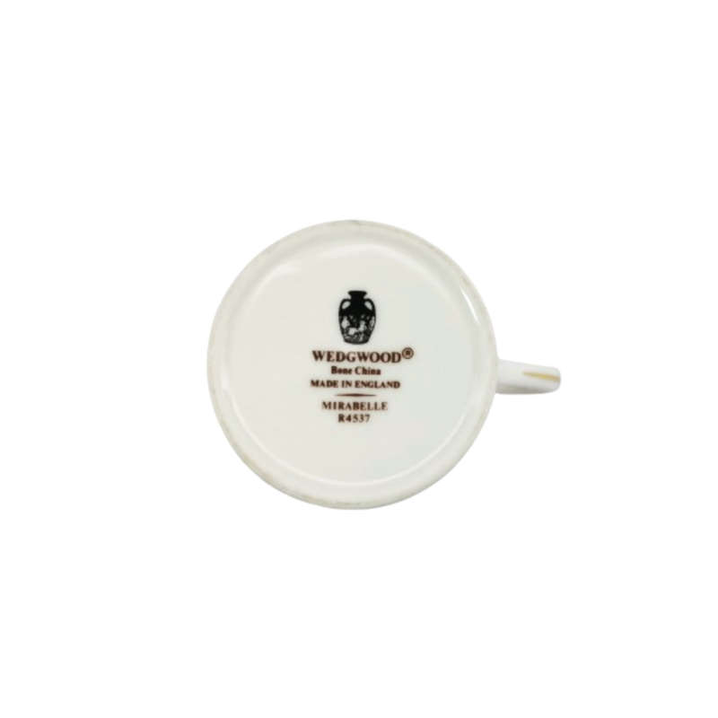Wedgwood Mirabelle R4537 Coffee Cup and saucer demitasses