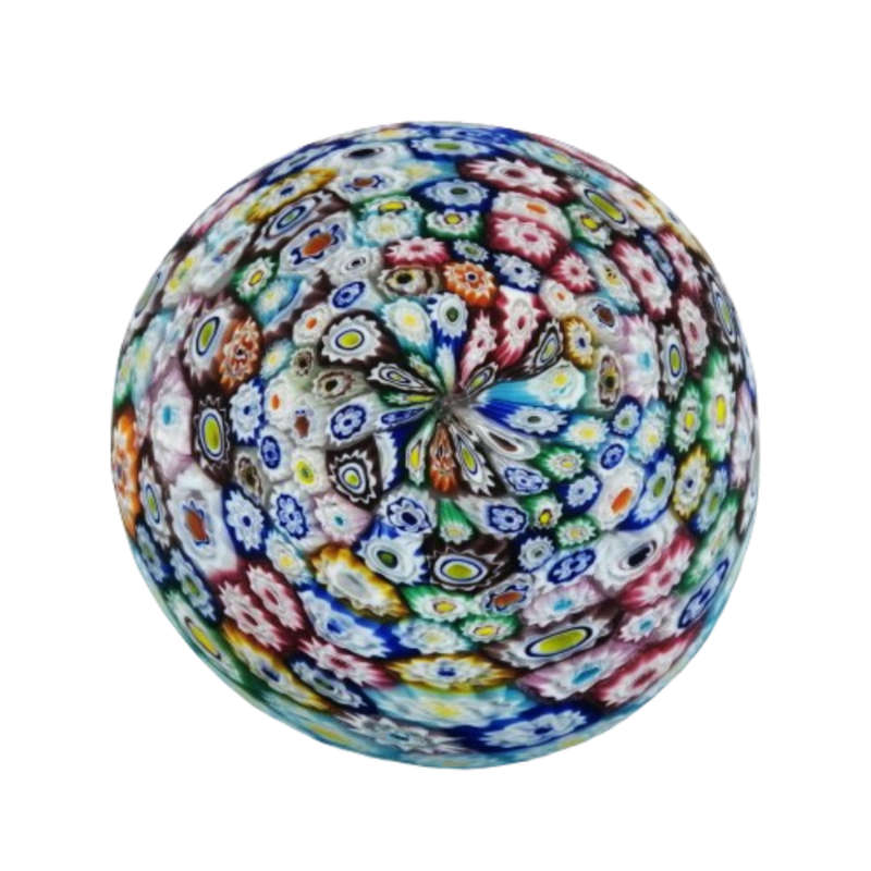 Murano Glass Millefiori Cup and Saucer - Multicolor