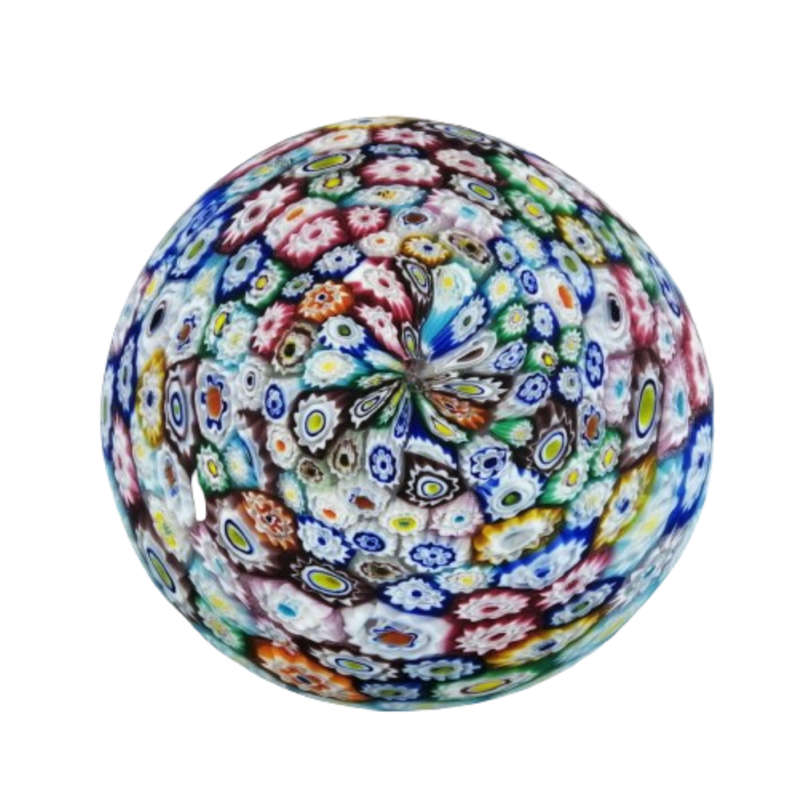 Murano Glass Millefiori Cup and Saucer - Multicolor