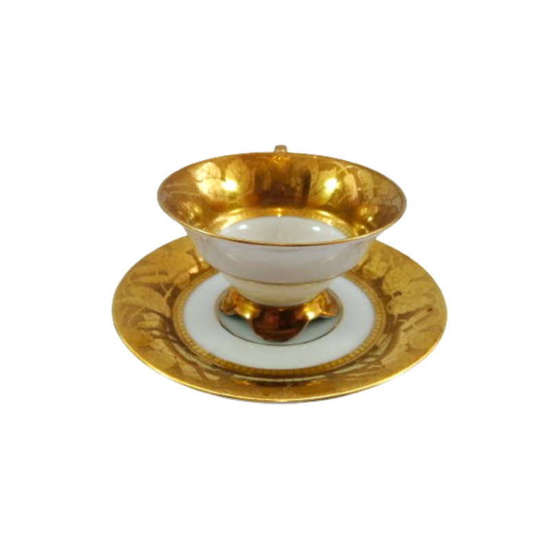 Hutschenreuther duo Demitasse Gold Cup and Saucer