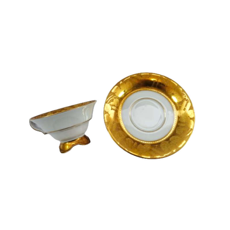 Hutschenreuther duo Demitasse Gold Cup and Saucer