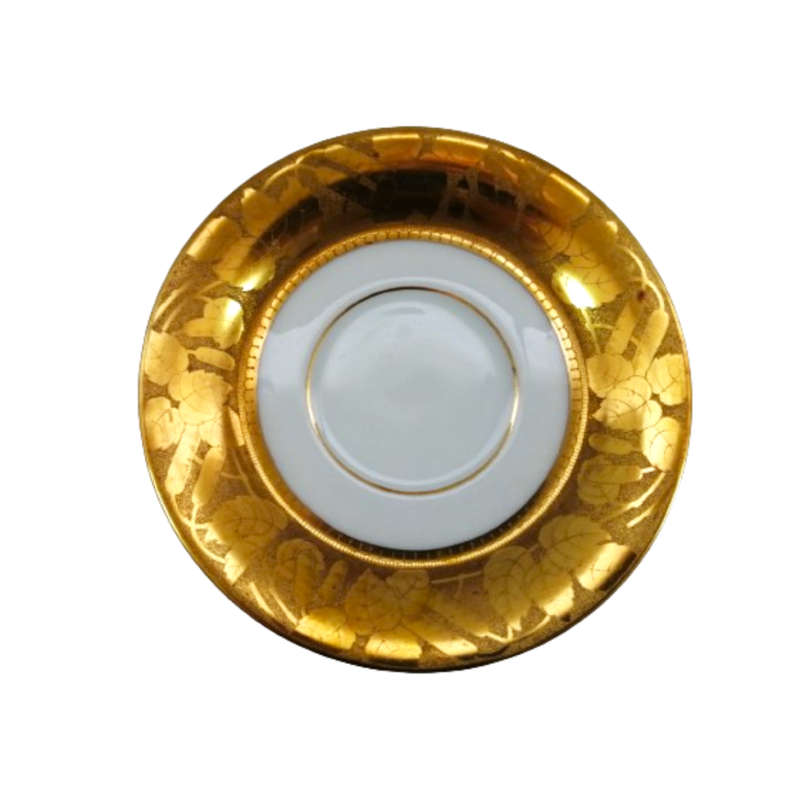 Hutschenreuther duo Demitasse Gold Cup and Saucer