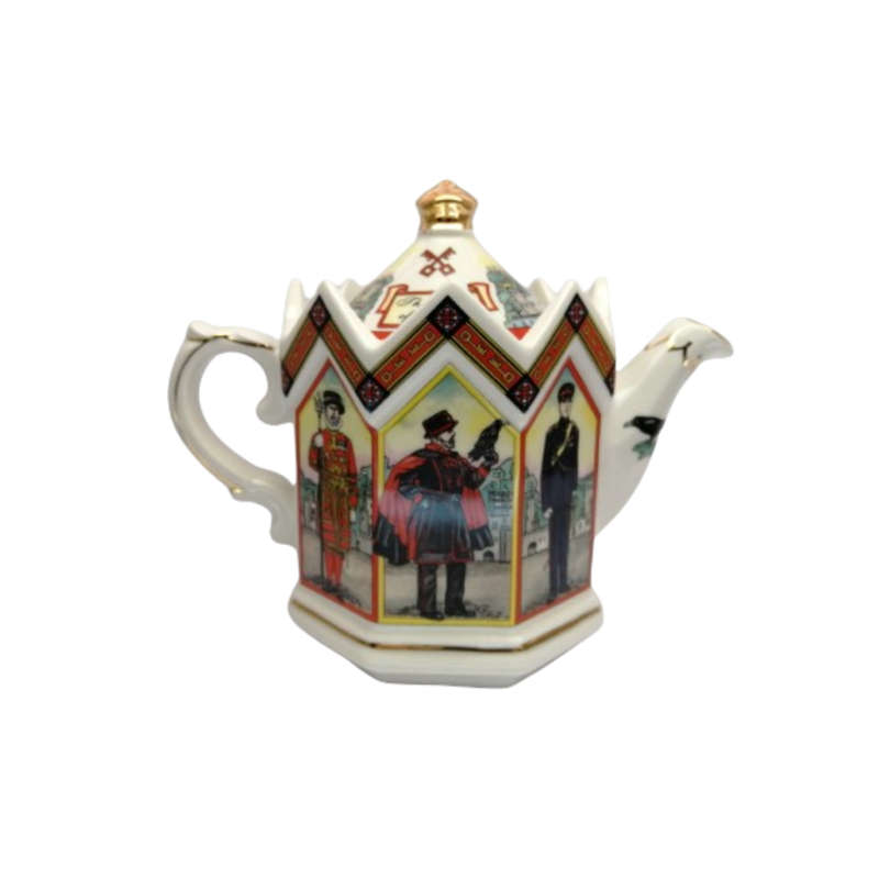 James Sadler Teapot Tower of London porcelain Made in England
