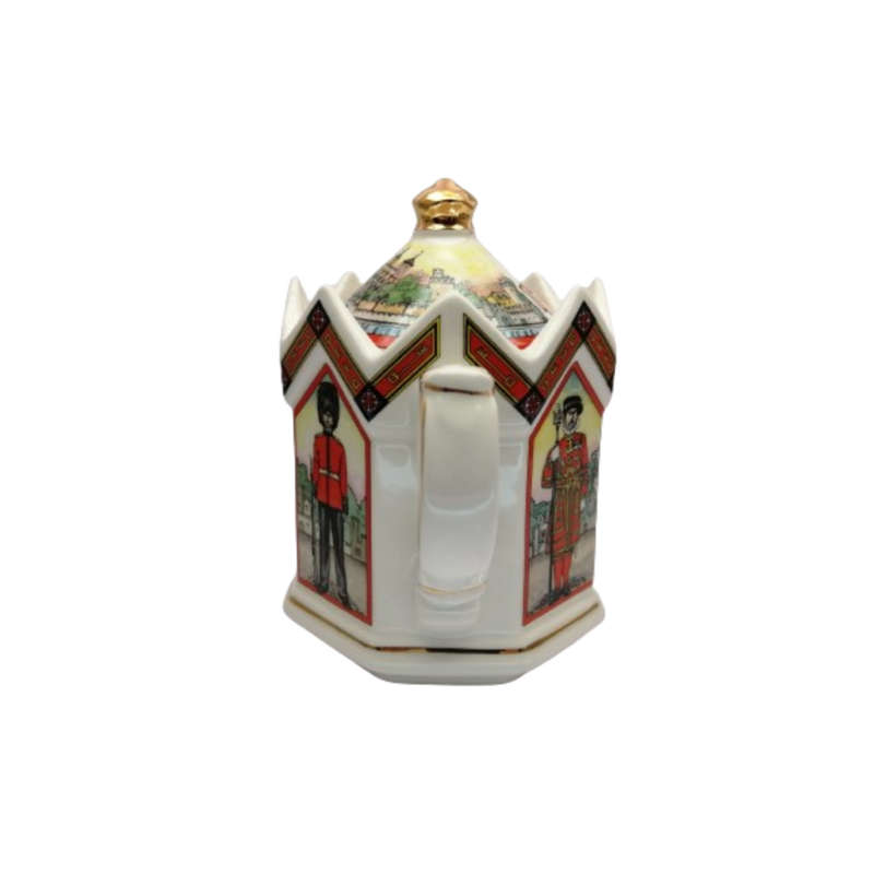 James Sadler Teapot Tower of London porcelain Made in England