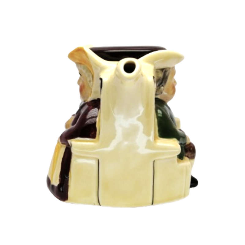 Tony Wood Ceramic Darby and Joan Teapot Staffordshire England