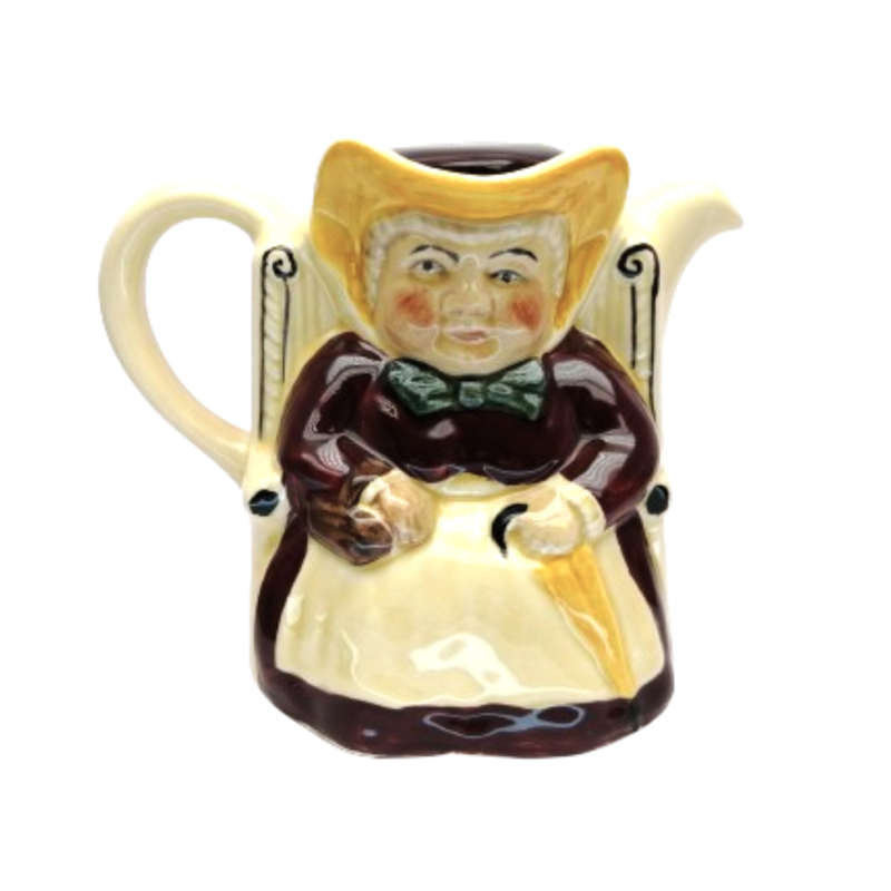 Tony Wood Ceramic Darby and Joan Teapot Staffordshire England