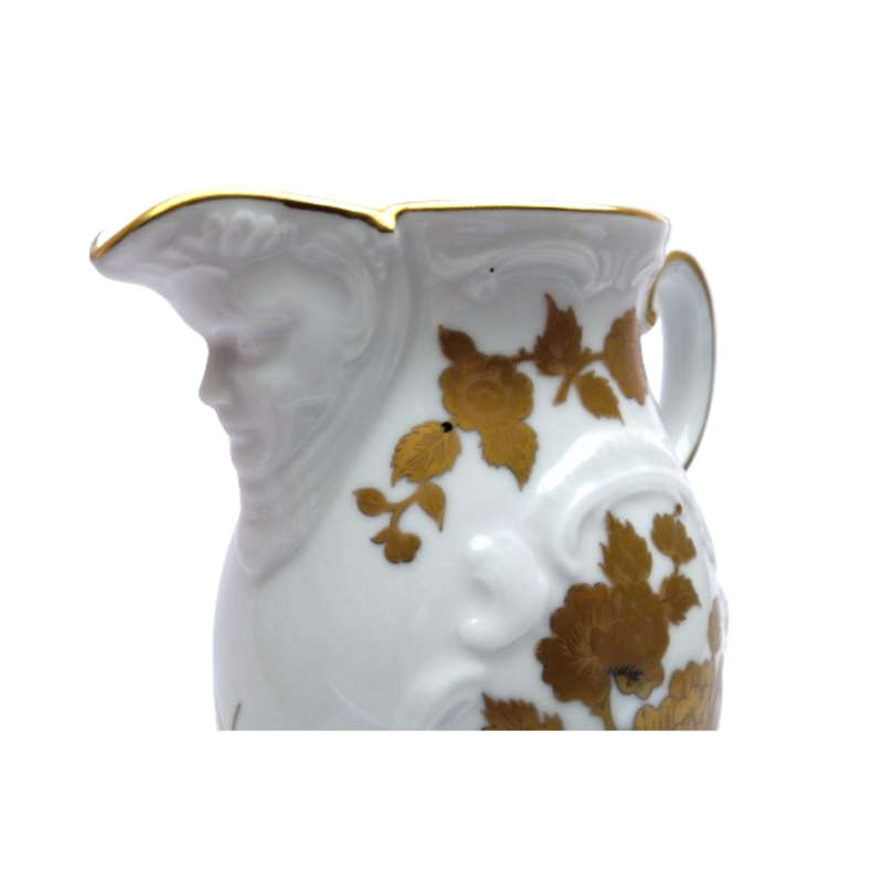 Estee Lauder Ice Palace Porcelain Teapot Pitcher white and gold