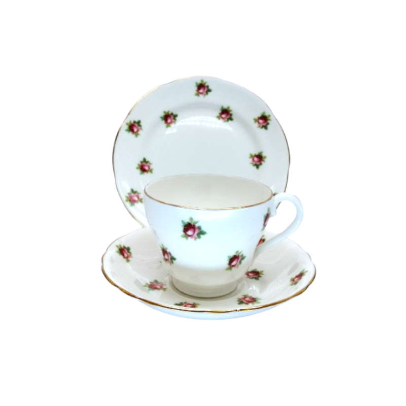 Adderley Teapot Scattered Roses H359 Trio