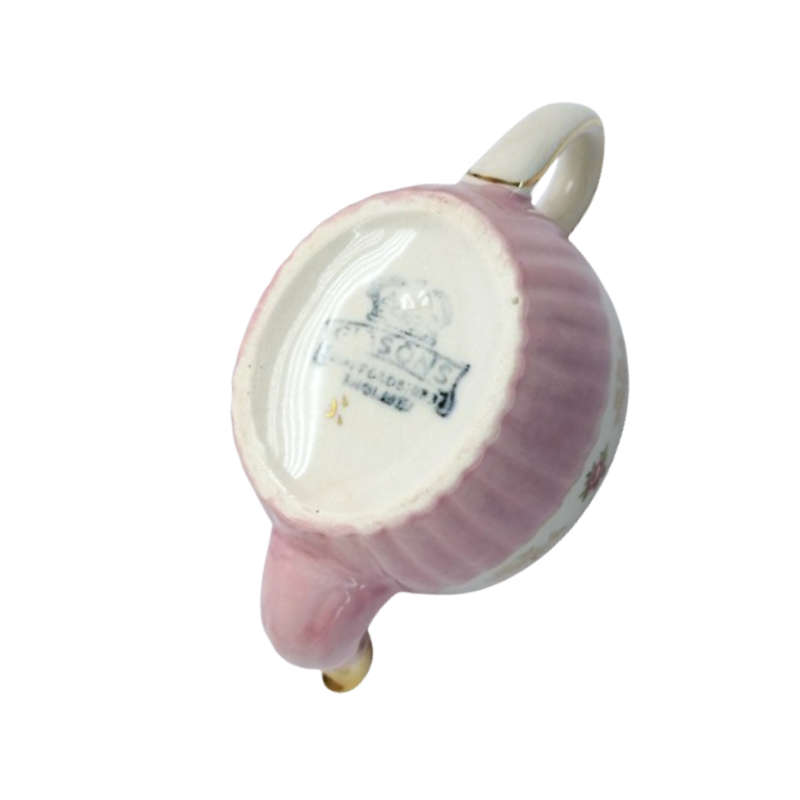 Gibson vintage Pink and gold Tea Pot