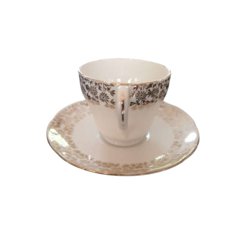 Adderley 4429 White with Gold Duo