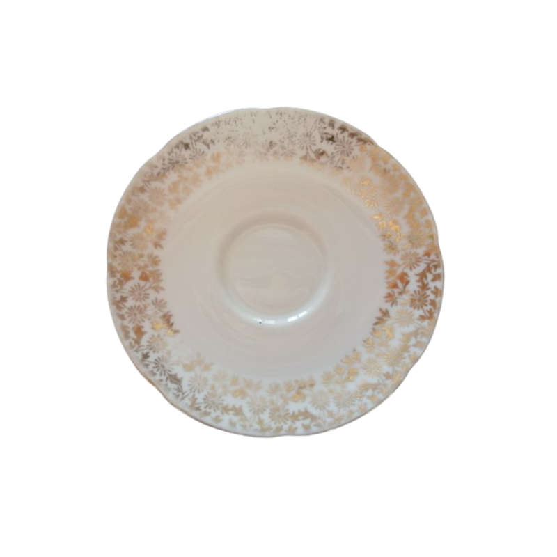 Adderley 4429 White with Gold Duo