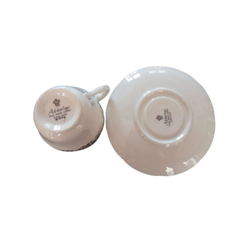 Adderley 4429 White with Gold Duo
