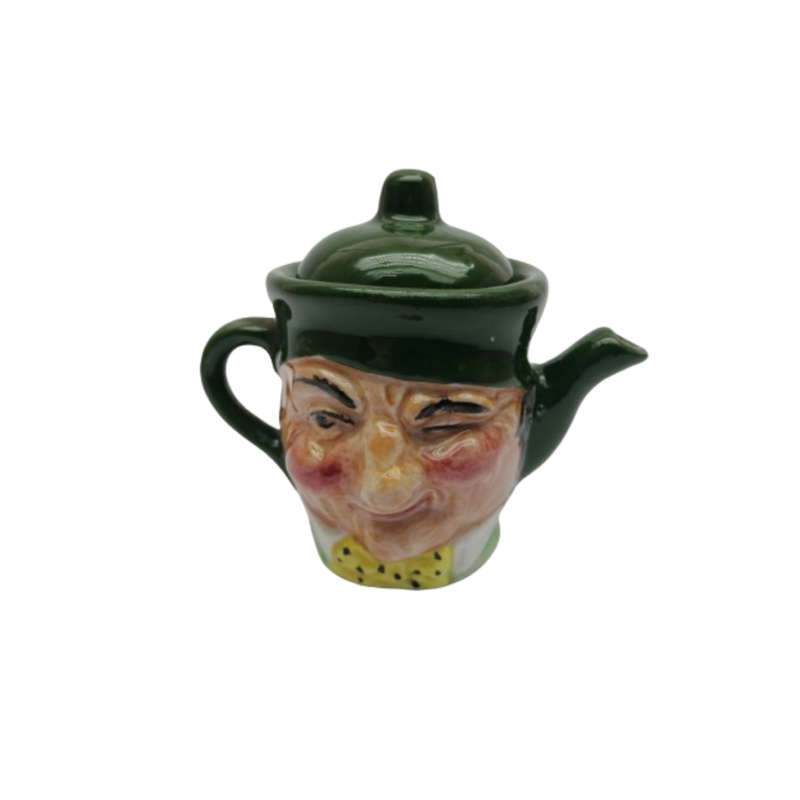 Sairey Gamp Double sided Miniature Tea pot