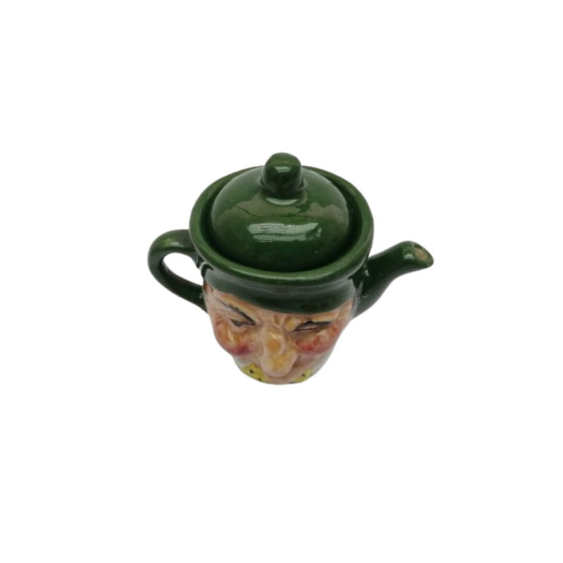 Sairey Gamp Double sided Miniature Tea pot
