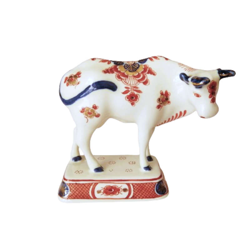 Delft Porceleyne Fles Pynacker cow 1960