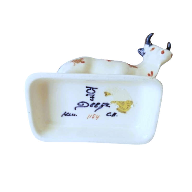 Delft Porceleyne Fles Pynacker cow 1960