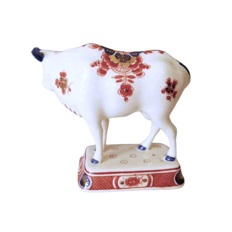 Delft Porceleyne Fles Pynacker cow 1960