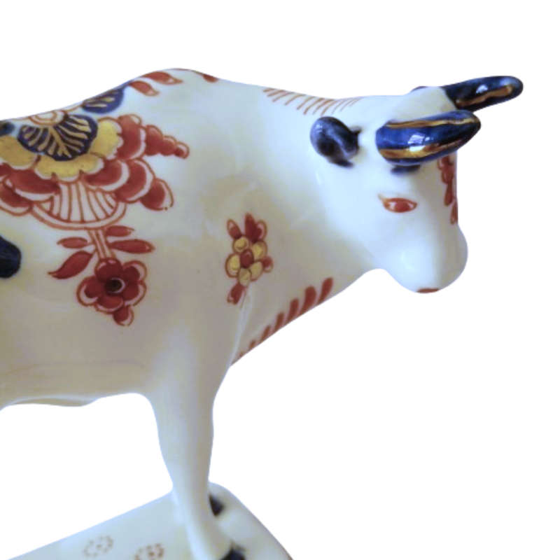 Delft Porceleyne Fles Pynacker cow 1960