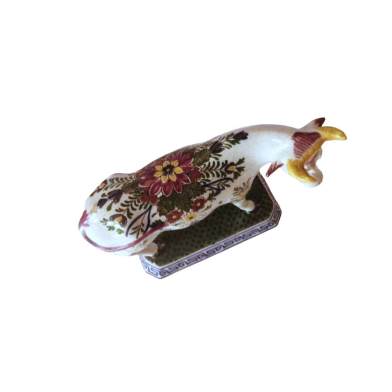 Delft Antique De Griekse A Polychrome Cow 1764