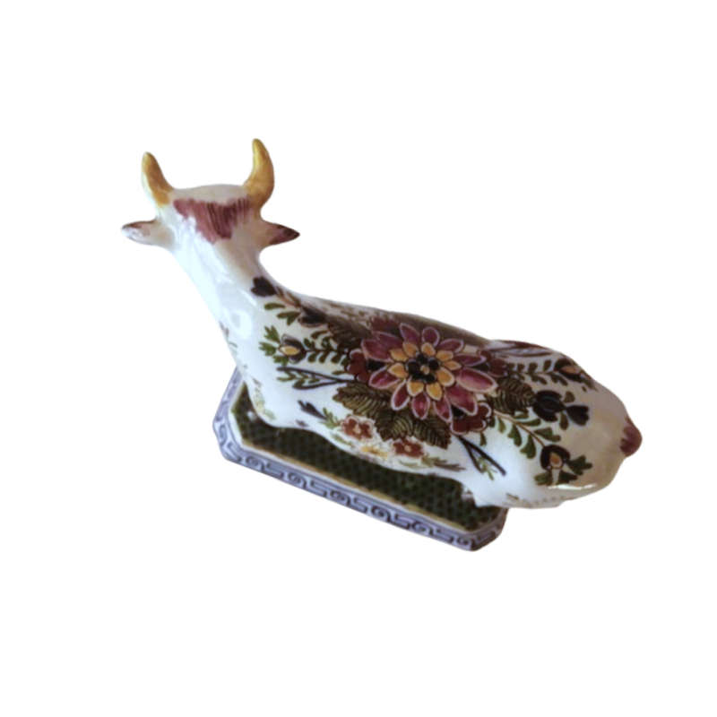 Delft Antique De Griekse A Polychrome Cow 1764