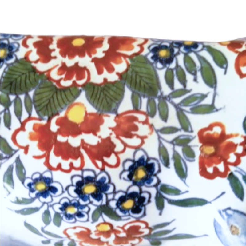 Delft Antique De Griekse A Polychrome Cow 1701-1722