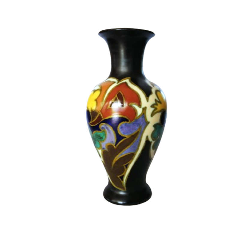 Gouda Grotius Zuid Holland Plazuid Hand Painted Vase c.1931