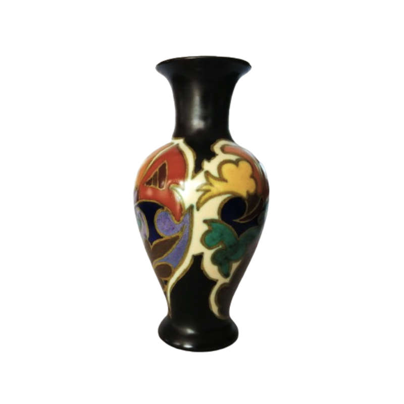 Gouda Grotius Zuid Holland Plazuid Hand Painted Vase c.1931