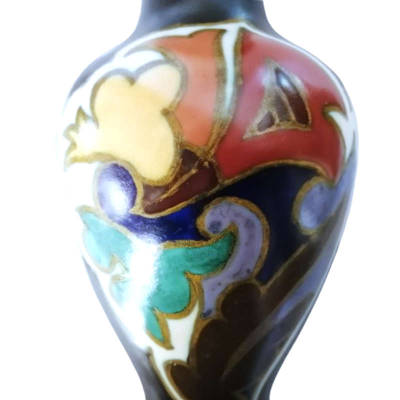 Gouda Grotius Zuid Holland Plazuid Hand Painted Vase c.1931