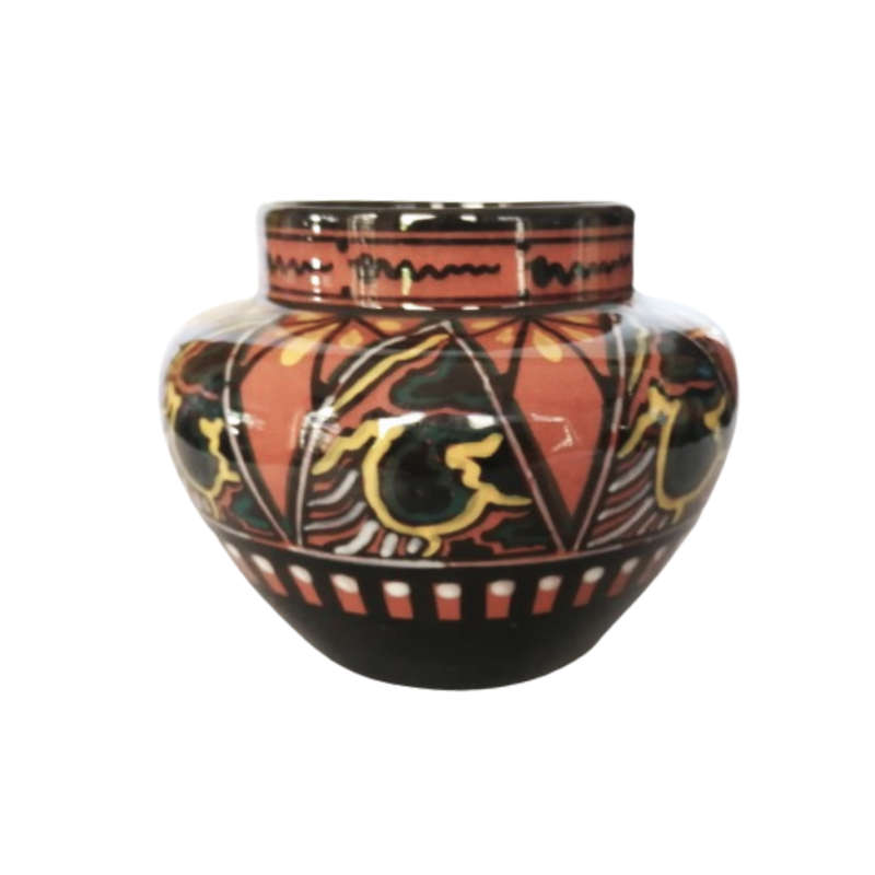Gouda Pottery glazed vase designed by Eduard Antheunis c.1918