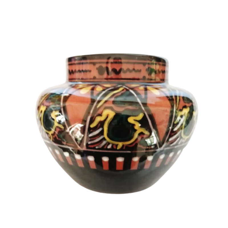 Gouda Pottery glazed vase designed by Eduard Antheunis c.1918