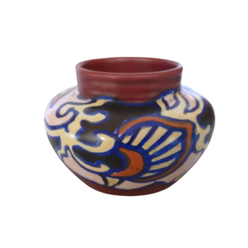 Gouda Pottery Pot - Vase designed by Shinsky c1924
