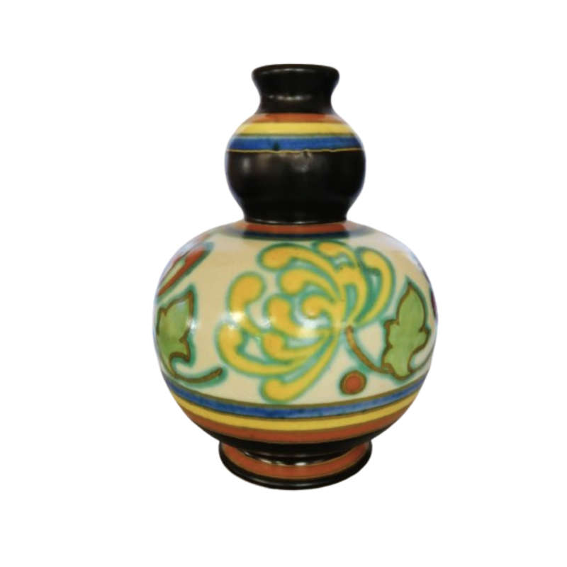 Gouda Vlymen Zuid Holland Large Hand Painted Vase c.1925