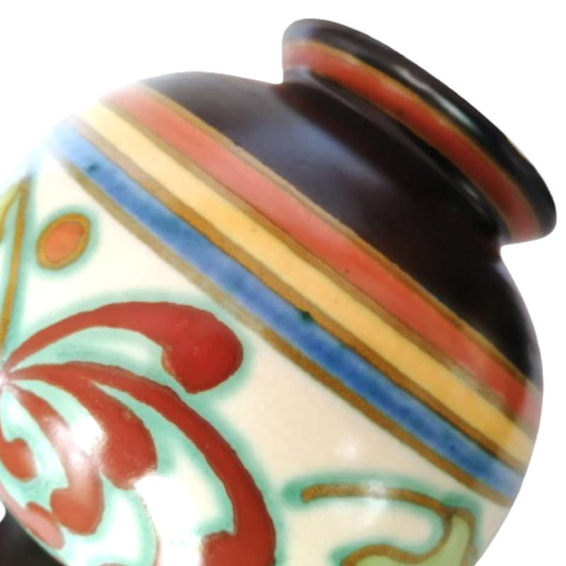 Gouda Vlymen Zuid Holland Large Hand Painted Vase c.1925