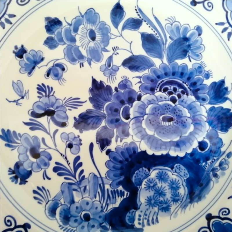 Holland Delft 1974 Decorative Wall Plate Porceleyn Fles