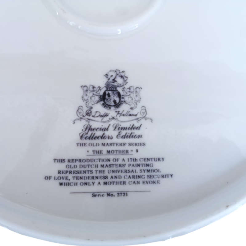 Delft Special Limited Collectors Edition `The Old Masters Series` The Mother