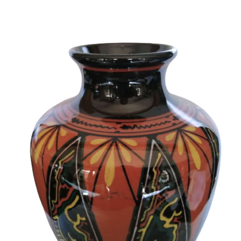 Gouda Pottery glazed large Bagdad vase designed by Eduard Antheunis