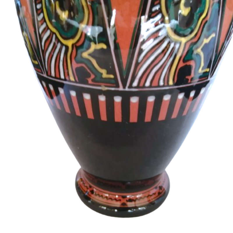 Gouda Pottery glazed large Bagdad vase designed by Eduard Antheunis