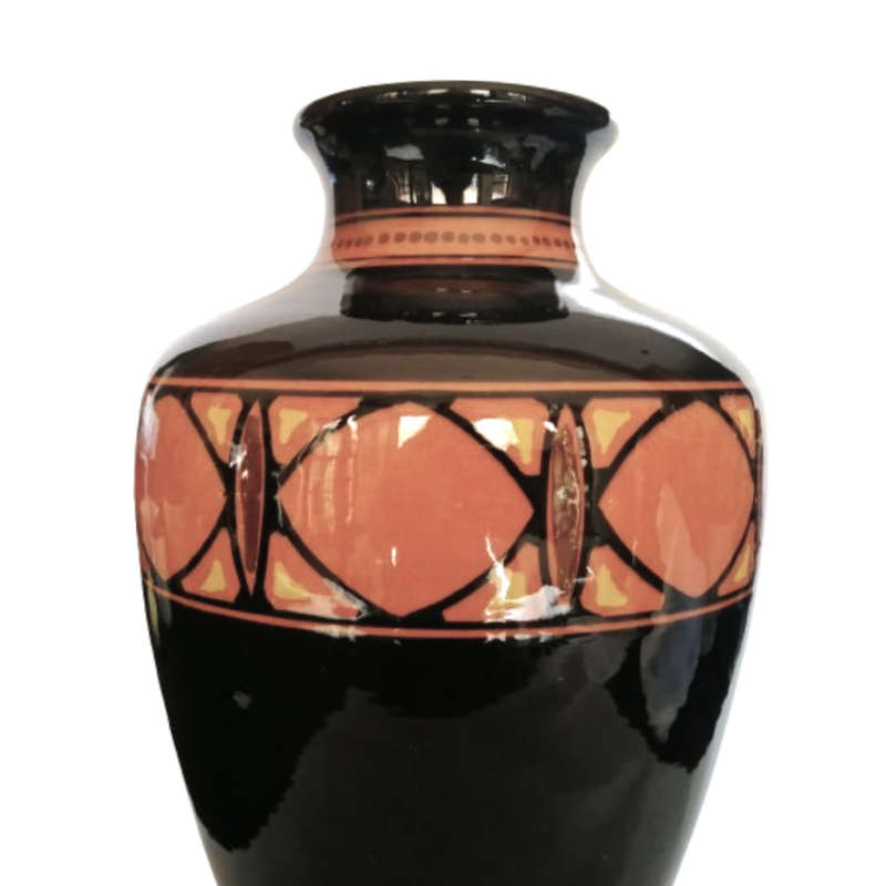 Gouda Pottery glazed large Regis vase designed by Eduard Antheunis