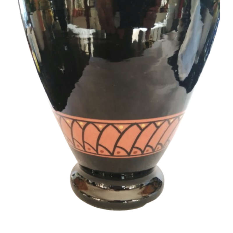 Gouda Pottery glazed large Regis vase designed by Eduard Antheunis