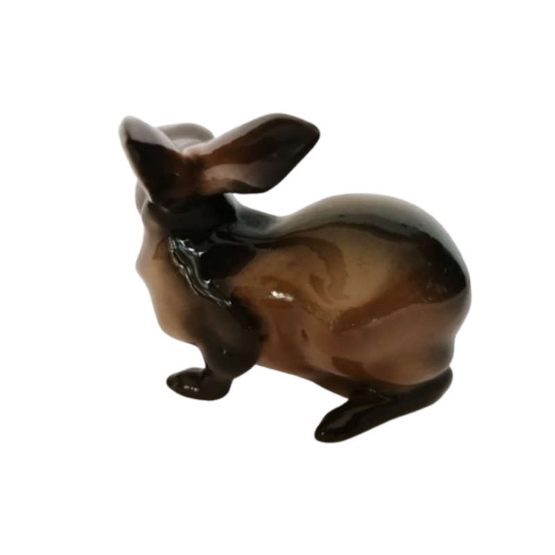 Rosenthal Rare Handpainted Brown Rabbit Hare Figurine